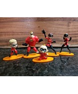 The Incredibles Disney Pixar Mattel Collectible Mini Figures Set Of 5 - €14,26 EUR