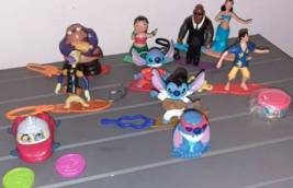 McDonald&#39;s Lilo &amp; Stitch Complete Set OF 8 Happy Meal Toys 2001/2002 Plu... - $27.49