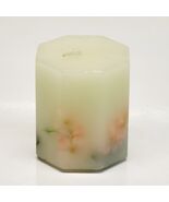 Vtg Bath &amp; Body Works White Barn Cucumber Melon Flower Filled 3&quot; Candle - $487.56 MXN