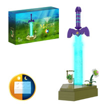 The Glowing Master Sword Model Building Bricks Toys Game MOC Blocks Collection - £27.23 GBP