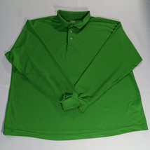 HPI Publix Men&#39;s Size XL Long Sleeve Green Polo Shirt Work Uniform Employee - $29.16 CAD