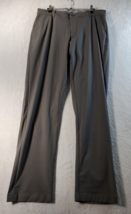 Hickey Freeman Dress Pants Mens Size 34 Gary Slash Pockets Pull On Belt ... - $13.64