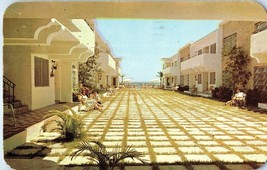 Sutton Park Apartments Miami Beach Florida Advertising Postcard 1950 - £5.83 GBP