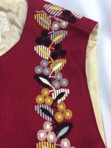 Womens Long vintage Embroidered Vest Prior Westerns Denver SZ Small - €34,39 EUR