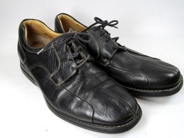 Johnston &amp; Murphy Bicycle Toe Black Leather Shoes Mens Size 8.5 M  - £7.02 GBP