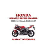 2003-2012 Honda CBR 600RR Service Repair Workshop Manual - €15,62 EUR