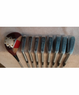 TZ GOLF -  VINTAGE RARE Spalding R T Jones Jr. Driver, 2-9 Irons, RH Ste... - $2,664.39 MXN