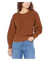 Gap Womens Sweater Brown Striped Crewneck Roll Neck Cotton Soft Long Sle... - $791.16 MXN