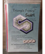 Triangle Frenzy Swirl Table Topper Quilt Pattern Bunnie Cleland 2014 - $9.50