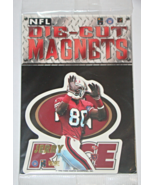 (1996) NFL DIE-CUT MAGNETS - JERRY RICE - $15.95
