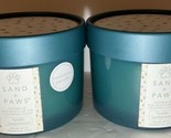 2x Sand + Paws Candle Vanilla Sandlewood Neutralizes Pet Odor Sand &amp; Fog... - $44.95