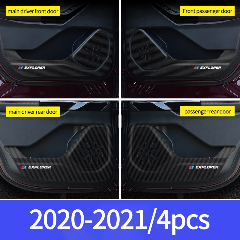 Car Door Anti-Kick Pad For  Explorer 2020-2021 PU Anti Dirty Proctective Sticker - £89.11 GBP