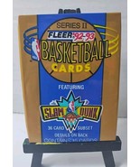 92-93 FLEER BASKETBALL SERIES 2 UNOPENED PACK 15 Cards Factory Sealed New - $12.88