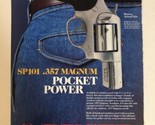1990 Ruger 357 Magnum vintage Print Ad Advertisement pa20 - $6.92