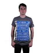 Dope Couture Diamante Negro Esquí Pendientes Heather Camiseta Gris - €15,78 EUR