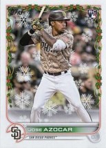 2022 Topps Holiday #HW62 Jose Azocar NM-MT RC Rookie Padres ID:48141 - £1.32 GBP