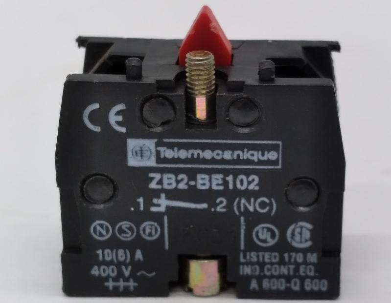 TELEMECANIQUE ZB2-BE102 CONTACT BLOCK  - $7.50