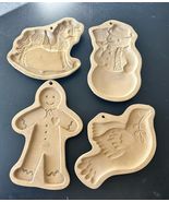 Vtg Brown Bag Cookie Art Molds Xmas Lot of 4 - $367.33 MXN