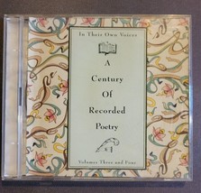 A CENTURY OF RECORDED POETRY VOLUME 3 &amp; 4    CD - $4.99