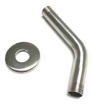 BRUFER Shower Arm 45 degree 6 inch with Flange - £7.56 GBP