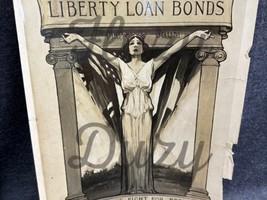 Liberty Loan Bonds Help Win The Fight For Freedom WWI Original Photo Fre... - $84.15