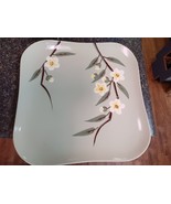 Vtg MCM Weil Ware Blossom 12.5&quot; Serving Platter Green Made In California... - $467.82 MXN