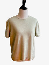 Ann Taylor Sweater Women’s Pale Green Size Large Silk Cashmere Short Sleeve - £31.32 GBP
