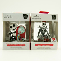 Nightmare Before Christmas Jack and Sally Skellington Gift Hallmark Ornament NEW - £17.15 GBP