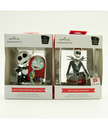 Nightmare Before Christmas Jack and Sally Skellington Gift Hallmark Orna... - £16.81 GBP