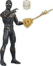 Spider-Man Marvel 6&quot; Mystery Web Gear Black &amp; Gold Suit Action Figure (O... - $134.02 MXN