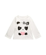 First Impressions Infant Girls Panda Hearts T-Shirt,Angel White,3-6 Months - £11.16 GBP