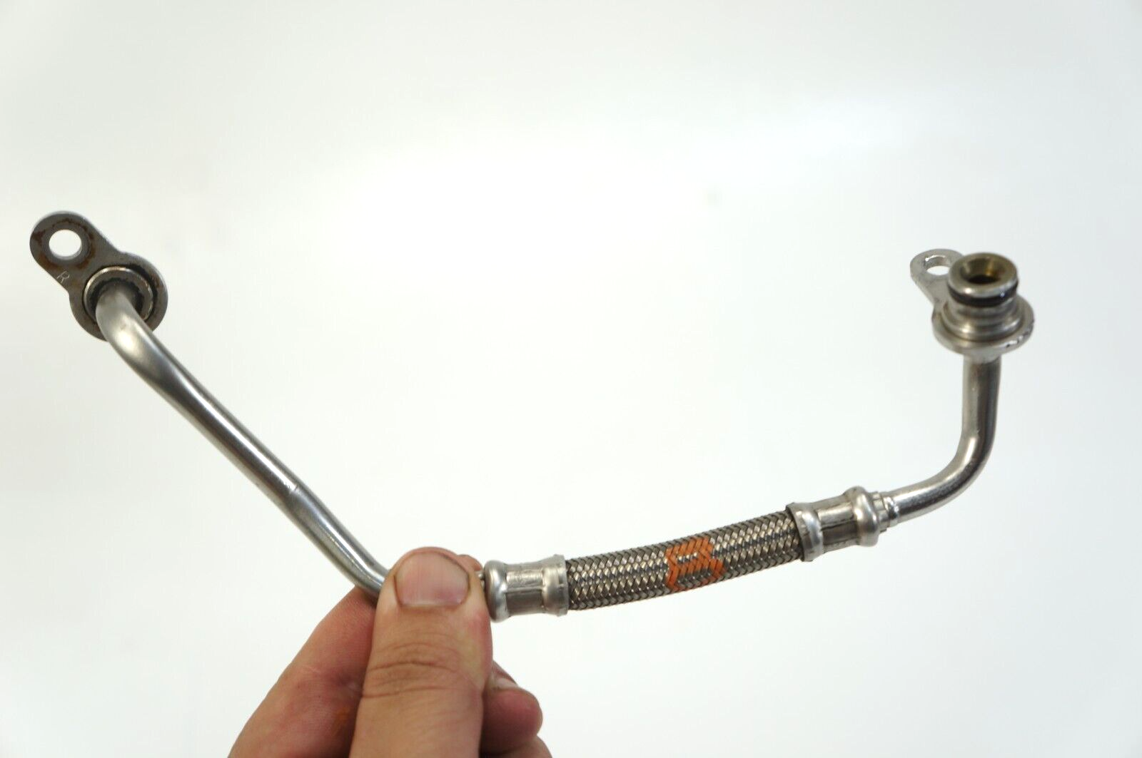 OEM 2011-2016 bmw 535i turbo oil line pipe hose inlet supply metal 7585402 - $45.00