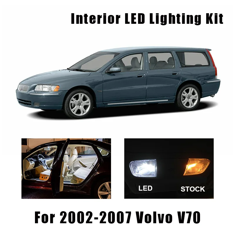 14 Bulbs White Canbus LED Interior Light Kit Fit For 2002-2004 2005 2006 2007  V - £132.56 GBP