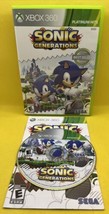  Sonic Generations (Microsoft Xbox 360, 2011 w/ Manual, Platinum Hits) - $13.97