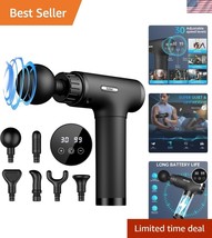 Versatile 6-Head Percussion Muscle Massager - Quiet and Powerful Recover... - $35.50