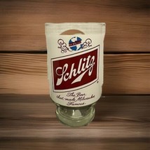 Schlitz The Beer That Made Milwaukee Famous Vintage Pedestal Drinking Gl... - $13.99