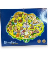Rare Disneyland 2001 Medallion Map Folder w/ 13 of 21 Coins Vintage Coll... - $4,276.54 MXN