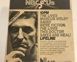 Lifeline NBC Tv News Print Ad Vintage Karl  TPA2 - $8.90