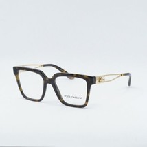 Dolce&amp;Gabbana DG3376B 502 Havana 53mm Eyeglasses New Authentic - £140.81 GBP