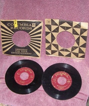 {2] vintage 45 rpm singles records {guy mitchell} - £7.07 GBP