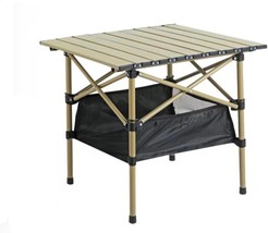 Folding Camping Table,Portable Camping Table,Lightweight, Beige, 20 * 20... - $44.93