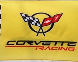 Chevrolet Corvette Yellow Flag 3X5 Ft Polyester Banner USA - £12.71 GBP