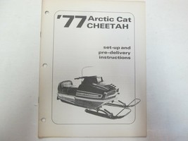 1977 Arctic Cat Cheetah Set Dessus &amp; Pre-delivery Instructions Manuel Us... - $14.92