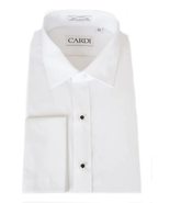 Richard Non-Pleated Spread Collar Cotton Tuxedo Shirt with French Cuffs ... - $93.10