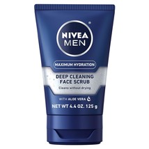 NIVEA Men Maximum Hydration Deep Cleaning Face Scrub - Cleans without drying, co - £15.97 GBP