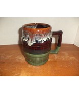 Drip Glaze Barrel Beer Mug - $373.69 MXN
