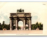 Arc De Triomphe Paris France UNP UDB Postcard C19 - £2.33 GBP