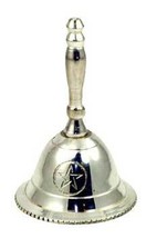 Altar Bell with Pentagram Design 2 1/2&quot; - £19.72 GBP