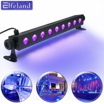 Elfeland 9 LED x 3W UV LED Black Light Bar Metal Housing Disco - £15.86 GBP