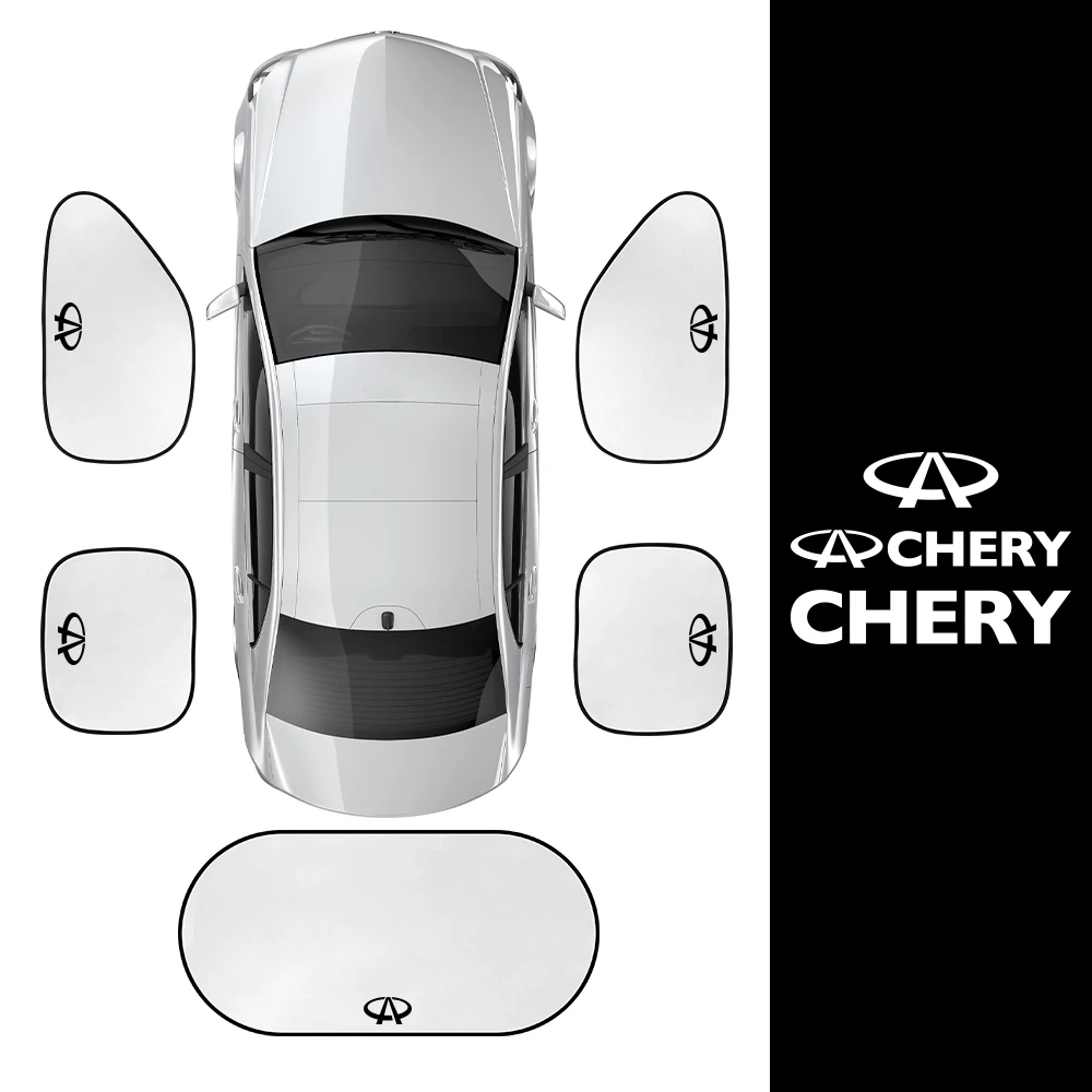 5PCS/Set Car Window Sunshade Cover Car Accessories For Chery Tiggo 2 3 7 4 5x - £13.87 GBP+
